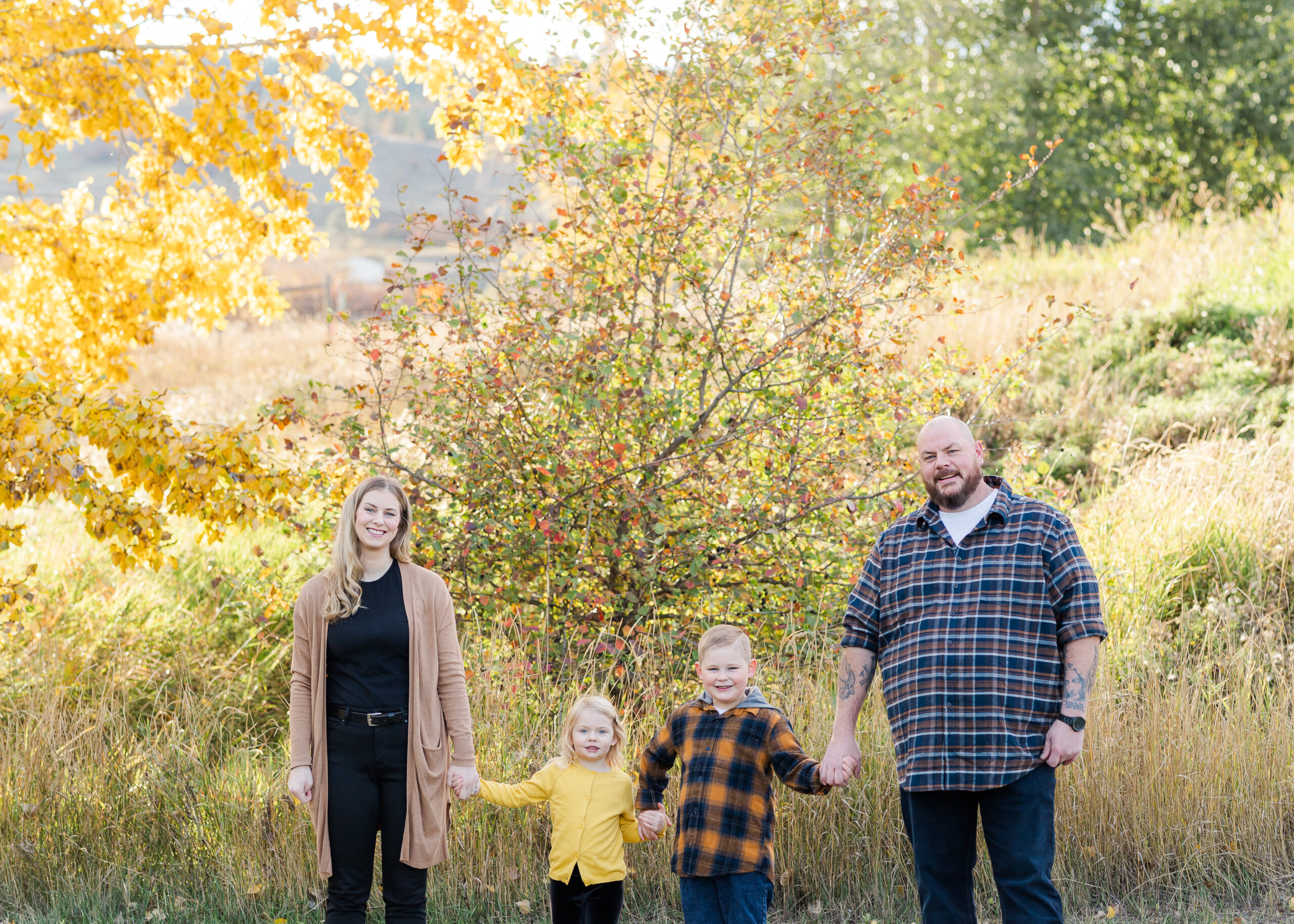 fall family photos in Kelowna